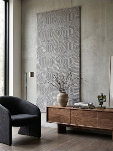 KADIMA DESIGN Teppichläufer Geometrisch Antirutsch pflegeleicht Wohnzimmer Flur in Grau
