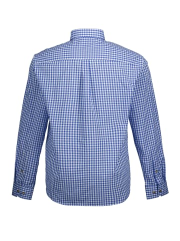 JP1880 Hemd in helles kobalt