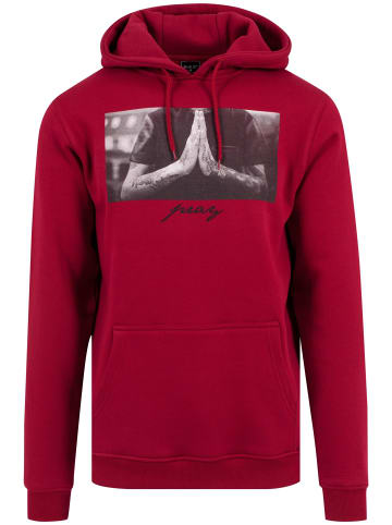 Mister Tee Mister Tee Herren Pray Hoody in ruby