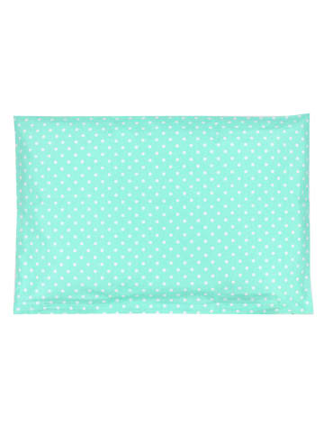 TupTam Kinder Kissenbezug Dekorativ Gemustert in grau/türkis