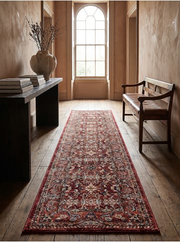 KADIMA DESIGN Teppich Kurzflor Strapazierfähig GLAZERT Berber Wohnzimmer in Rot