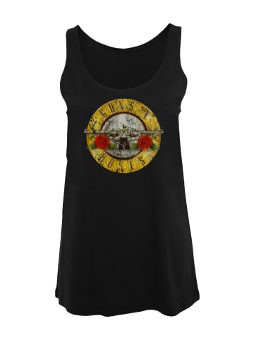 F4NT4STIC Damen Tanktop Guns 'n' Roses Vintage Classic Logo Black in schwarz