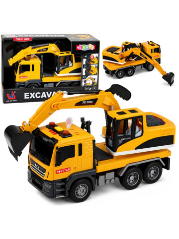 Wisam LKW mit Bagger, beweglicher Schaufel, Lichtern und Geräuschen
