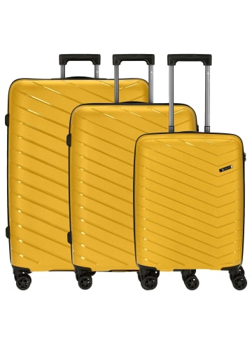 Check.In Orlando - Trolley-Set 3tlg. (gelb) in gelb