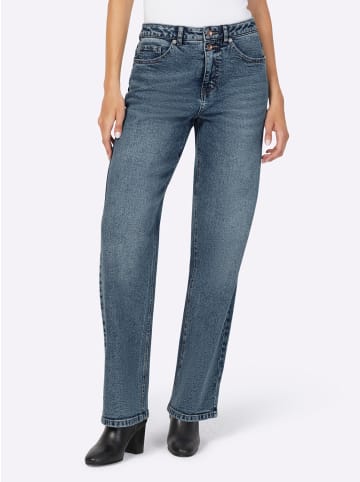 Heine 5-Pocket-Jeans in blue-bleached