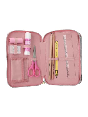 Depesche 3-Fach Federtasche mit Affen-Applikation JUICY inkl. Stifte TOPModel