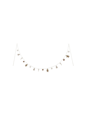 leevje Weihnachtsgirlande gingerbread man, star & present' in multicolored