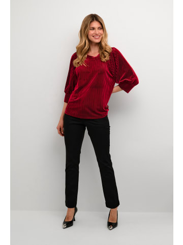 Kaffe Langarm-Bluse KAcaca Loose fit in Haute Red