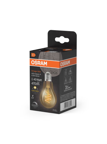 Osram OSRAM Vintage 1906 Classic Ist Eine Warmweiße, Dimmbare LED-Lampe In Kolbenform