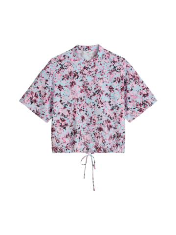Marc O'Polo DENIM Kurzarm-Bluse relaxed in Light Blue