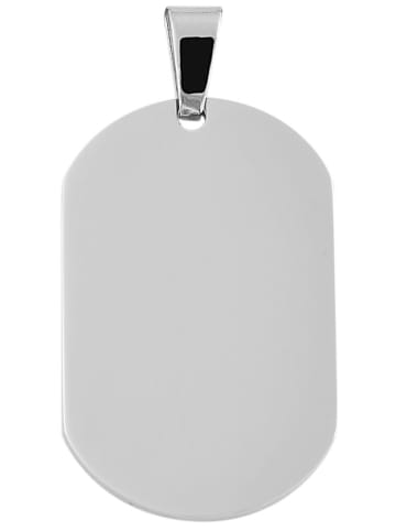 Adeliás Unisex Anhänger aus Edelstahl in silber