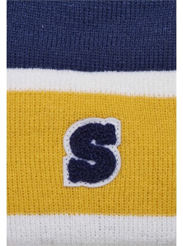 Urban Classics Beany in spaceblue/californiayellow/wht