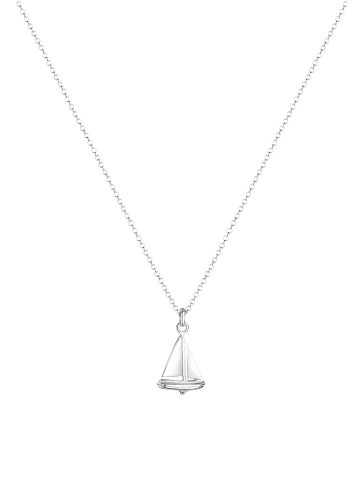 Elli Halskette 925 Sterling Silber Segelboot in Silber