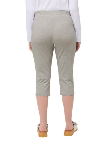 Ulla Popken Leggings in hellgrau mélange
