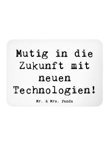 Mr. & Mrs. Panda magnet Spruch Neuen Technologien begegnen mit S... in Weiß