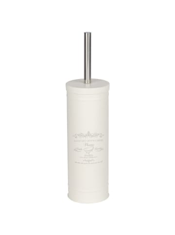 Wenko Bürstenkasten HOME PARIS + Toilettenbürste in Weiß, (B) 9 x (H) 38 x (L) 9 cm