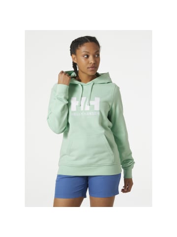 Helly Hansen W HH LOGO HOODIE in Hellgrün