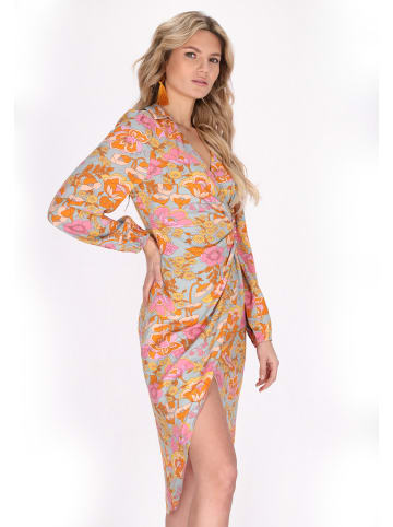 usha FESTIVAL Dress in stone grey multicolor