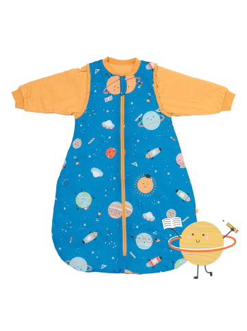 Schlummersack Babyschlafsack, 1.0 TOG in Blau-Gelb
