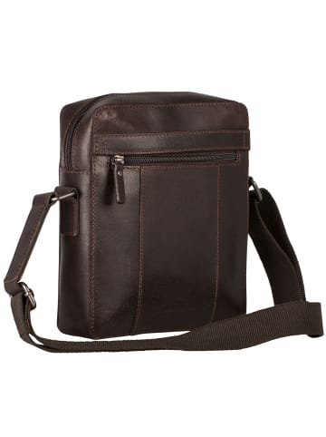 Leonhard Heyden Dakota Umhängetasche Leder 23 cm braun