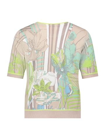 Betty Barclay Feinstrickpullover mit Aufdruck in Beige/Cream