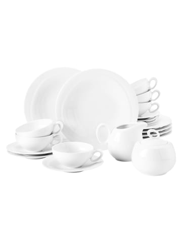 Seltmann Weiden 20-tlg. Teeservice Trio in in weiß