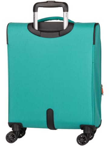 American Tourister Koffer & Trolley Pulsonic Spinner 55 EXP in Stone Teal