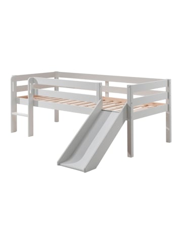 58 aufm Kessel KOJENBETT mit Rutsche Karolina 208x83x175 aus Massivholz in Weiß