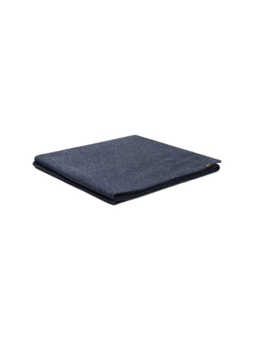 Camel Active Feiner Strickschal aus Baumwolle in Navyblau