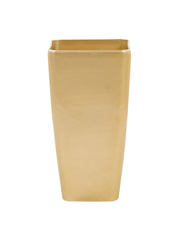 Beliani Outdoor Blumentopf MODI in Gold - (W) 30 x (H) 57 x (L) 30 cm
