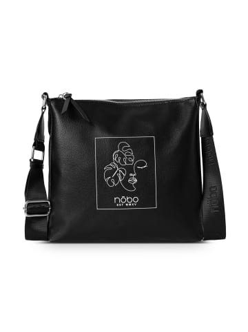 Nobo Bags Schultertasche SANTORINI in schwarz