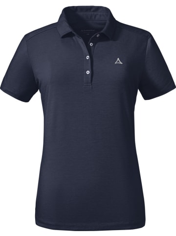 Schöffel Polo "CIRC Polo Shirt Tauron L" in navy blazer