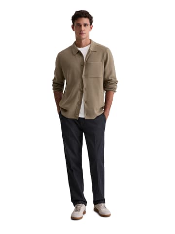 Marc O'Polo Strick-Overshirt regular in pavestone