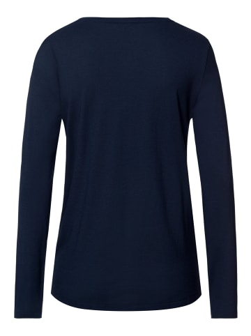 Hanro Longsleeve Sleep & Lounge in deep navy