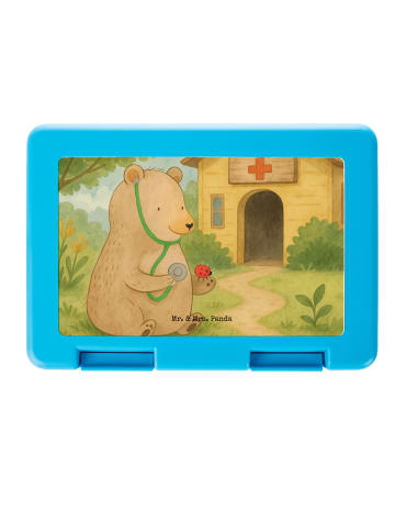 Mr. & Mrs. Panda Bento Box Bär Arzt Design ohne Spruch in Weiß