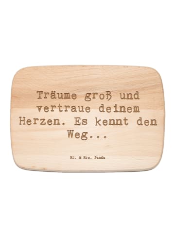Mr. & Mrs. Panda Schneidebrett Spruch Herzen Vertrauen mit Spruch in Transparent