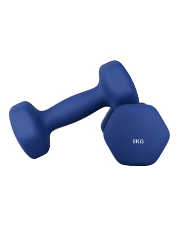 SONGMICS 2er-Set: Hanteln Stefan in Blau - (B)10.5 x (H)9.5 x (T)21 cm