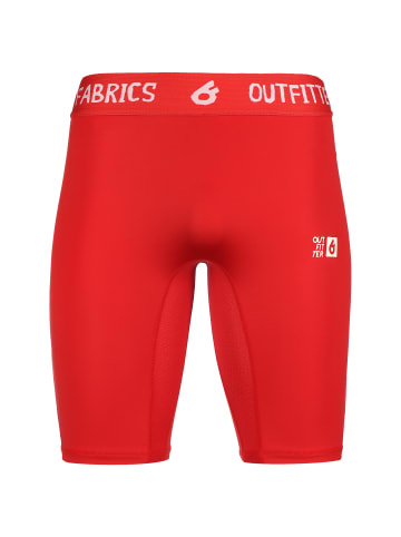 OUTFITTER Trainingsshorts OCEAN FABRICS TAHI in rot