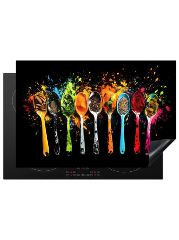 KitchenYeah Herdabdeckplatte Löffel Kräuter