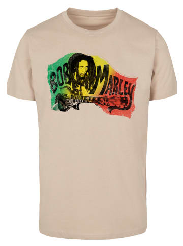 F4NT4STIC T-Shirt Bob Marley Chords Reggae Music by Rock Off in sand