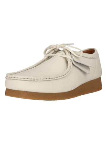 Clarks Schnürschuhe Wallabee EVO in 1255 White Leather