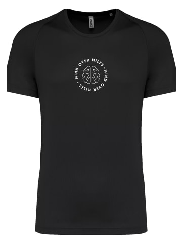 F4NT4STIC T-Shirt Running Mind Over Miles T-Shirt in schwarz
