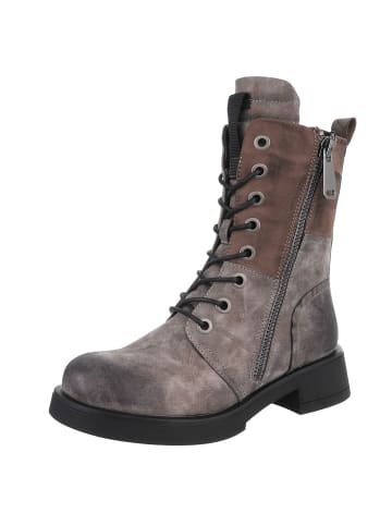 Ital-Design Stiefelette in Grau