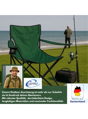 Coemo 4 Stk. Gartenstuhl faltbarer Campingstuhl  in Grün