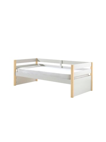58 aufm Kessel KOJENBETT Karissa 211x77x98 aus Massivholz+MDF in Weiß/natur