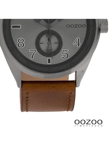 Oozoo Armbanduhr Oozoo Timepieces braun groß (ca. 42mm)