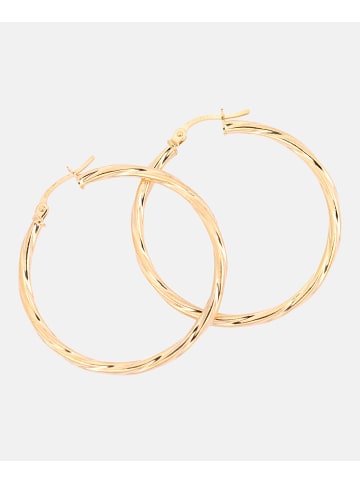 Vanlere Creolen aus 375 Gelbgold