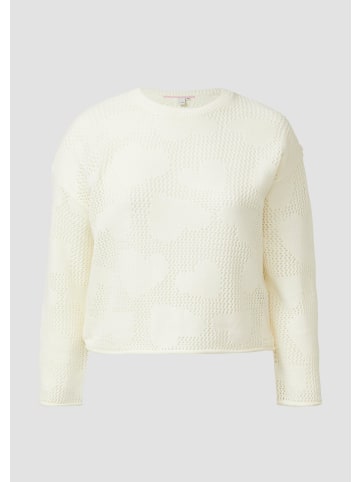 QS Strickpullover in 02X0_creme