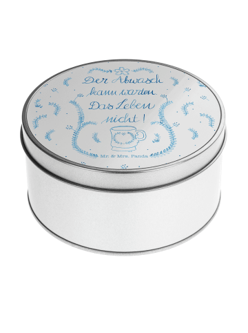 Mr. & Mrs. Panda Dose Der Abwasch kann warten mit Spruch in Bunt