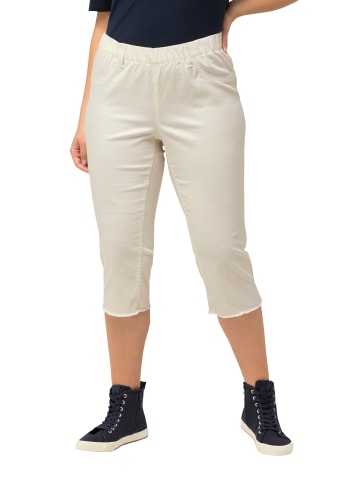 Ulla Popken Caprihose in offwhite